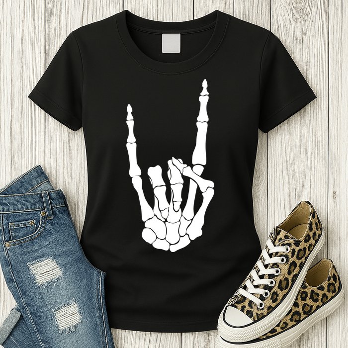 Skeleton Rocks Womens T-Shirt