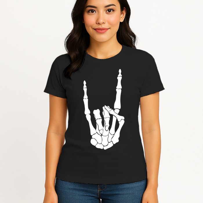 Skeleton Rocks Womens T-Shirt
