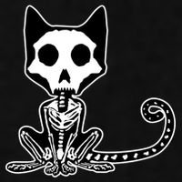 Skeleton X-Ray Cat Day Of The Dead Ladies PosiCharge Tri-Blend Wicking Tank