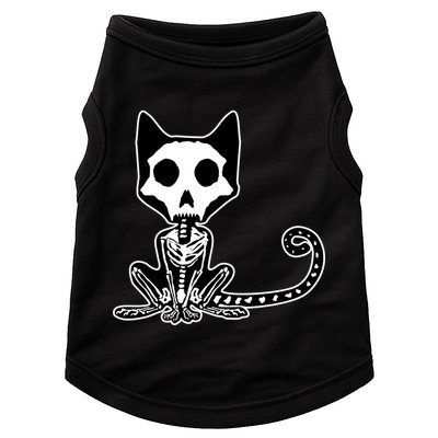 Skeleton X-Ray Cat Day Of The Dead Doggie Tank