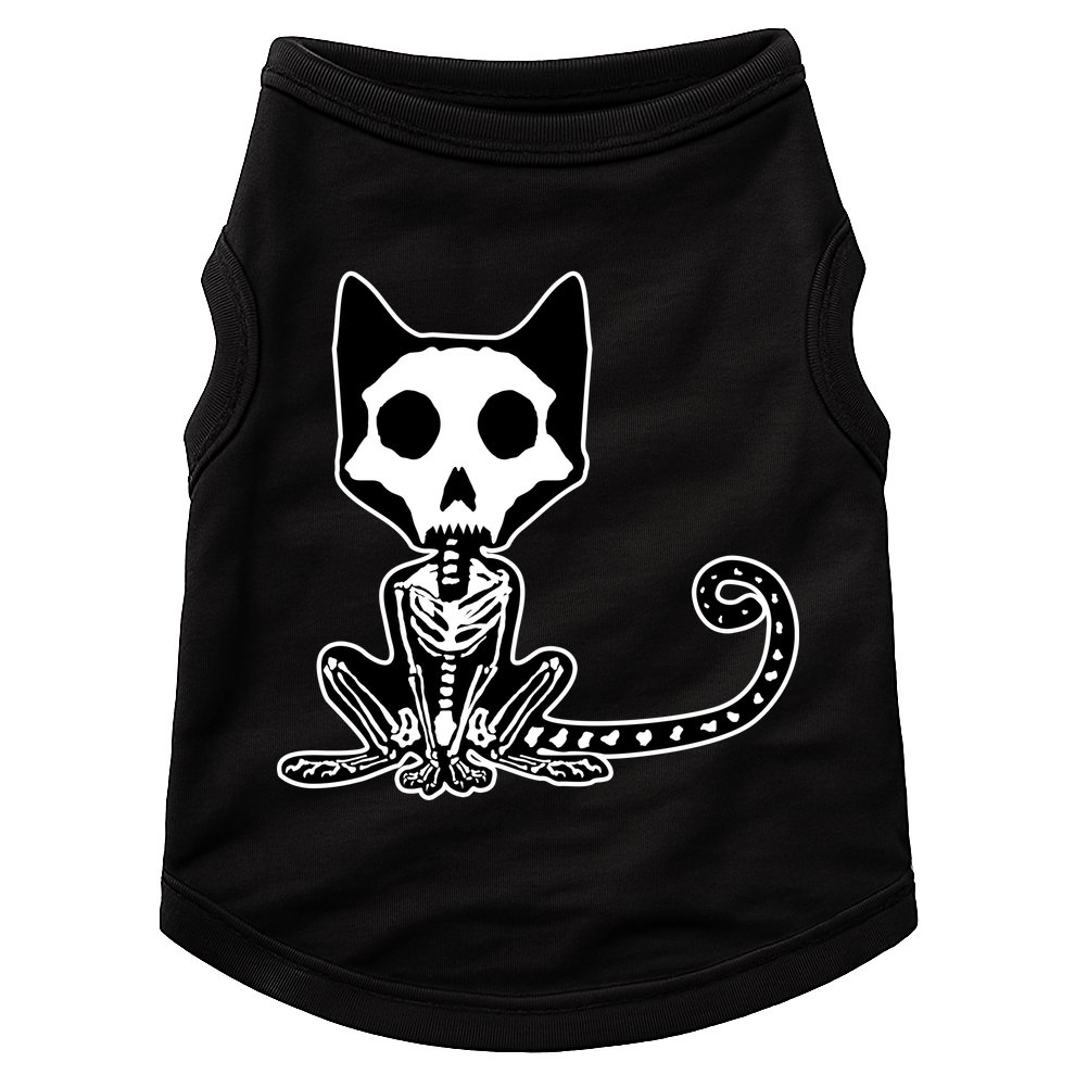Skeleton X-Ray Cat Day Of The Dead Doggie Tank