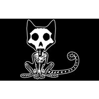 Skeleton X-Ray Cat Day Of The Dead Bumper Sticker