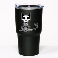 Skeleton X-Ray Cat Day Of The Dead Tumbler