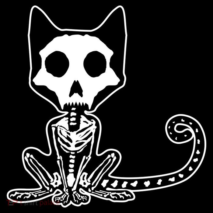 Skeleton X-Ray Cat Day Of The Dead Toddler Sweatshirt