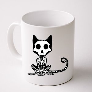 Skeleton X-Ray Cat Day Of The Dead Coffee Mug