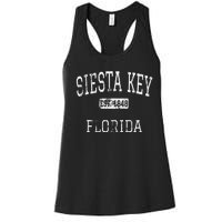 Siesta Key Florida Fl Vintage Women's Racerback Tank