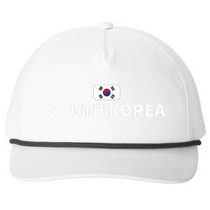 South Korea Flag Snapback Five-Panel Rope Hat