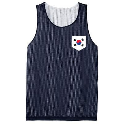 South Korea Flag With Printed South Korean Flag Pocket Mesh Reversible Basketball Jersey Tank