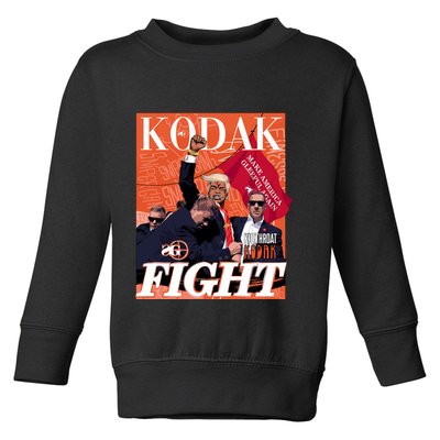 Snipergangapparel Kodak Fight Kutthroat Kodak Toddler Sweatshirt