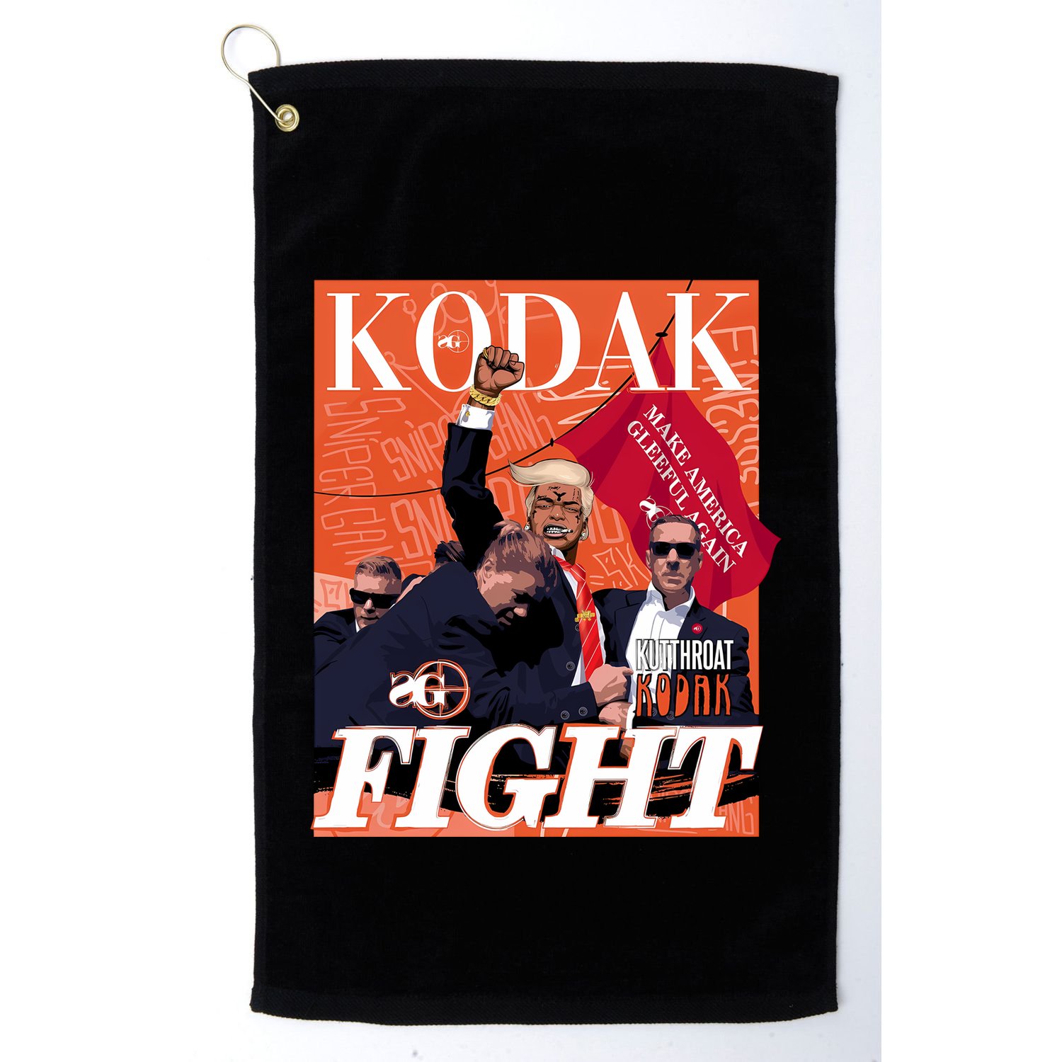 Snipergangapparel Kodak Fight Kutthroat Kodak Golf Towel