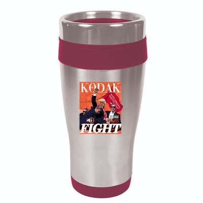 Snipergangapparel Kodak Fight Kutthroat Kodak 16oz Travel Tumbler