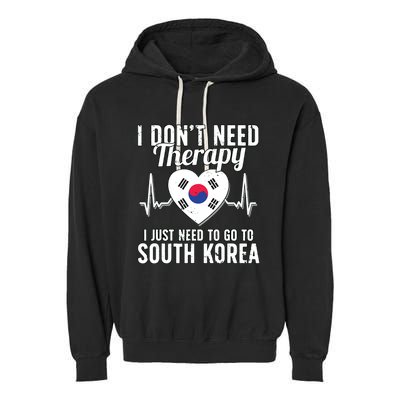 South Korean Flag I South Korea Flag I South Korea Garment-Dyed Fleece Hoodie