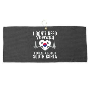 South Korean Flag I South Korea Flag I South Korea Large Microfiber Waffle Golf Towel