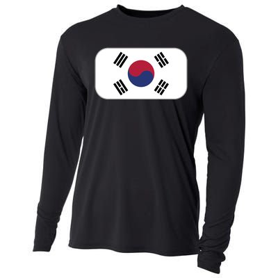 South Korea Flag Soccer World Cup 2022 Cooling Performance Long Sleeve Crew