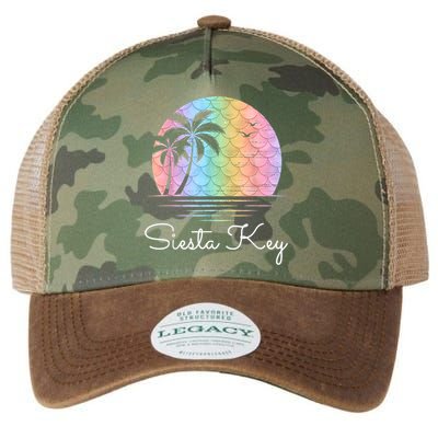 Siesta Key Florida Vacation Beach Island Family Group Legacy Tie Dye Trucker Hat