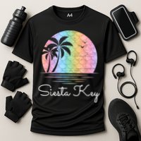 Siesta Key Florida Vacation Beach Island Family Group Cooling Performance Crew T-Shirt