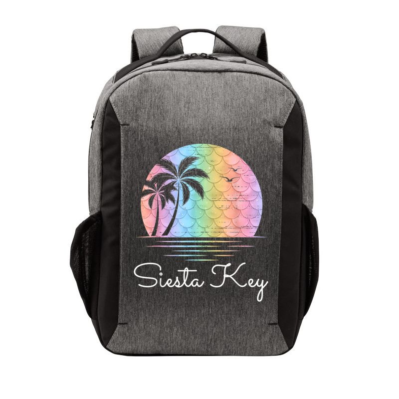 Siesta Key Florida Vacation Beach Island Family Group Vector Backpack