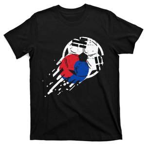 South Korea Flag Soccer Ball Football Fan T-Shirt