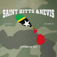 St Kitts Flag And Map St Kitts And Nevis Coordinates Legacy Tie Dye Trucker Hat