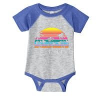 Siesta Key Florida Retro Beach Vacation Souvenir Summer West Great Gift Infant Baby Jersey Bodysuit