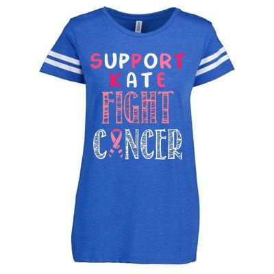 Support Kate Fight Cancer Kate Middleton Enza Ladies Jersey Football T-Shirt