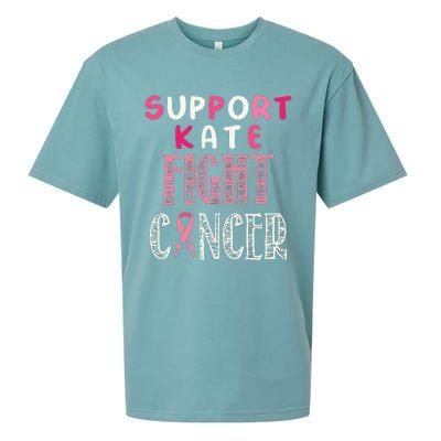 Support Kate Fight Cancer Kate Middleton Sueded Cloud Jersey T-Shirt