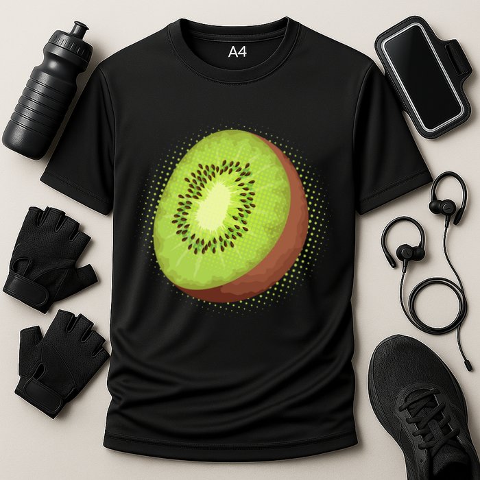 Summer Kiwi Fruit Cooling Performance Crew T-Shirt