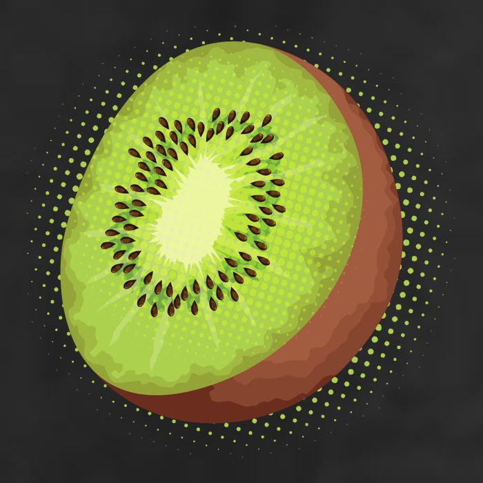 Summer Kiwi Fruit Adult Drive Performance Visor