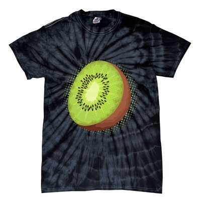 Summer Kiwi Fruit Tie-Dye T-Shirt
