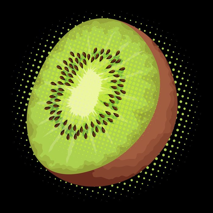 Summer Kiwi Fruit Wool Snapback Cap
