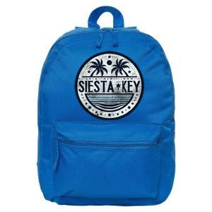 Siesta Key Florida Siesta Beach Fl Beaches Great Gift 16 in Basic Backpack