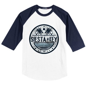 Siesta Key Florida Siesta Beach Fl Beaches Great Gift Baseball Sleeve Shirt