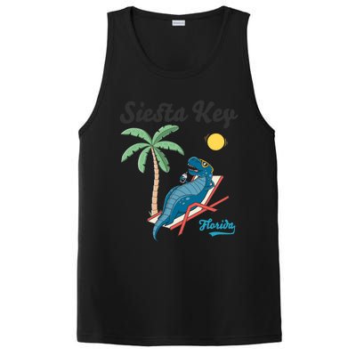 Siesta Key Gift Florida Beach Dinosaur Family Vacation Cute Gift PosiCharge Competitor Tank