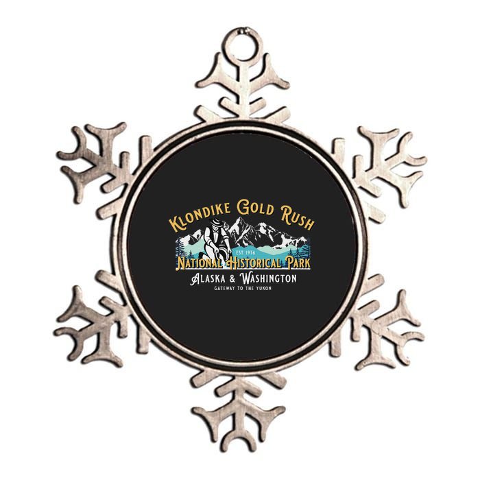 Skagway Klondike Gold Rush National Historical Park Souvenir Metallic Star Ornament