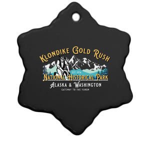 Skagway Klondike Gold Rush National Historical Park Souvenir Ceramic Star Ornament