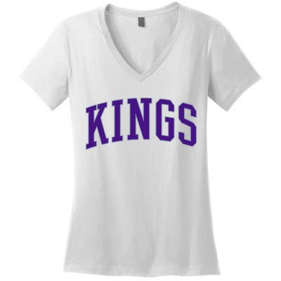 Sacramento Kings Gift Women's V-Neck T-Shirt