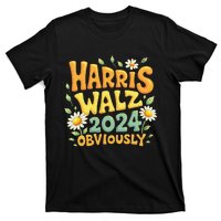 Support Kamala Harris Walz 2024 Obviously Kamala Harris 2024 T-Shirt