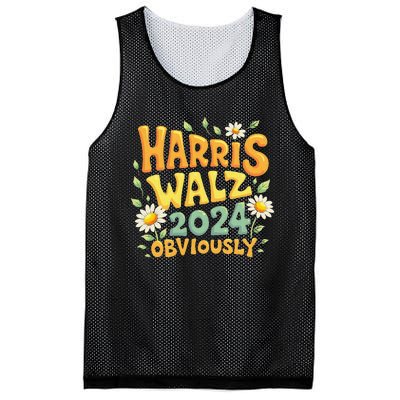 Support Kamala Harris Walz 2024 Obviously Kamala Harris 2024 Mesh Reversible Basketball Jersey Tank