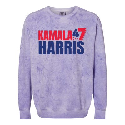 Senator Kamala Harris In 2020 | Distressed Colorblast Crewneck Sweatshirt