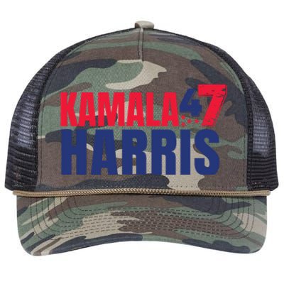 Senator Kamala Harris In 2020 | Distressed Retro Rope Trucker Hat Cap