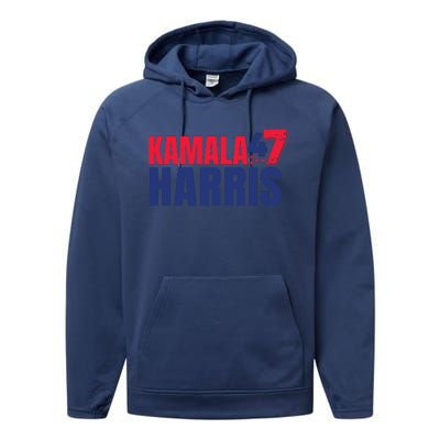 Senator Kamala Harris In 2020 | Distressed Performance Fleece Hoodie