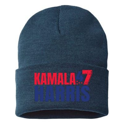 Senator Kamala Harris In 2020 | Distressed Sustainable Knit Beanie