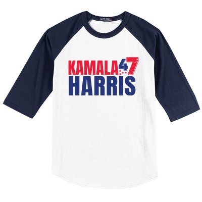 Senator Kamala Harris In 2020 | Distressed Baseball Sleeve Shirt