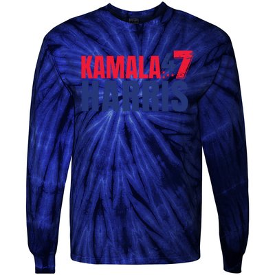 Senator Kamala Harris In 2020 | Distressed Tie-Dye Long Sleeve Shirt