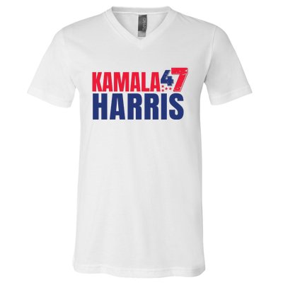 Senator Kamala Harris In 2020 | Distressed V-Neck T-Shirt