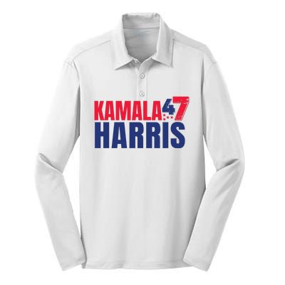 Senator Kamala Harris In 2020 | Distressed Silk Touch Performance Long Sleeve Polo