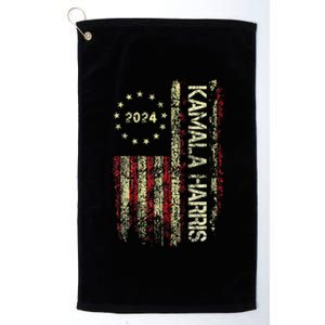 Support Kamala Harris Vote 2024 Democrat Usa President Platinum Collection Golf Towel