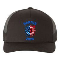 Sunflower Kamala Harris 2024 Yupoong Adult 5-Panel Trucker Hat