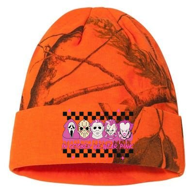 Serial Killer Horror Movies Breast Cancer Wear Pink In October Kati Licensed 12" Camo Beanie