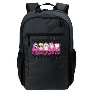 Serial Killer Horror Movies Breast Cancer Wear Pink In October Daily Commute Backpack